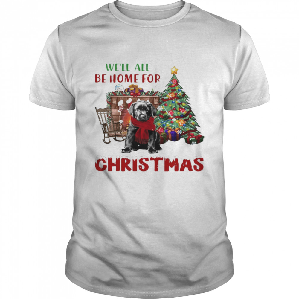 Rottweiler We’ll All Be Home For Christmas  Classic Men's T-shirt