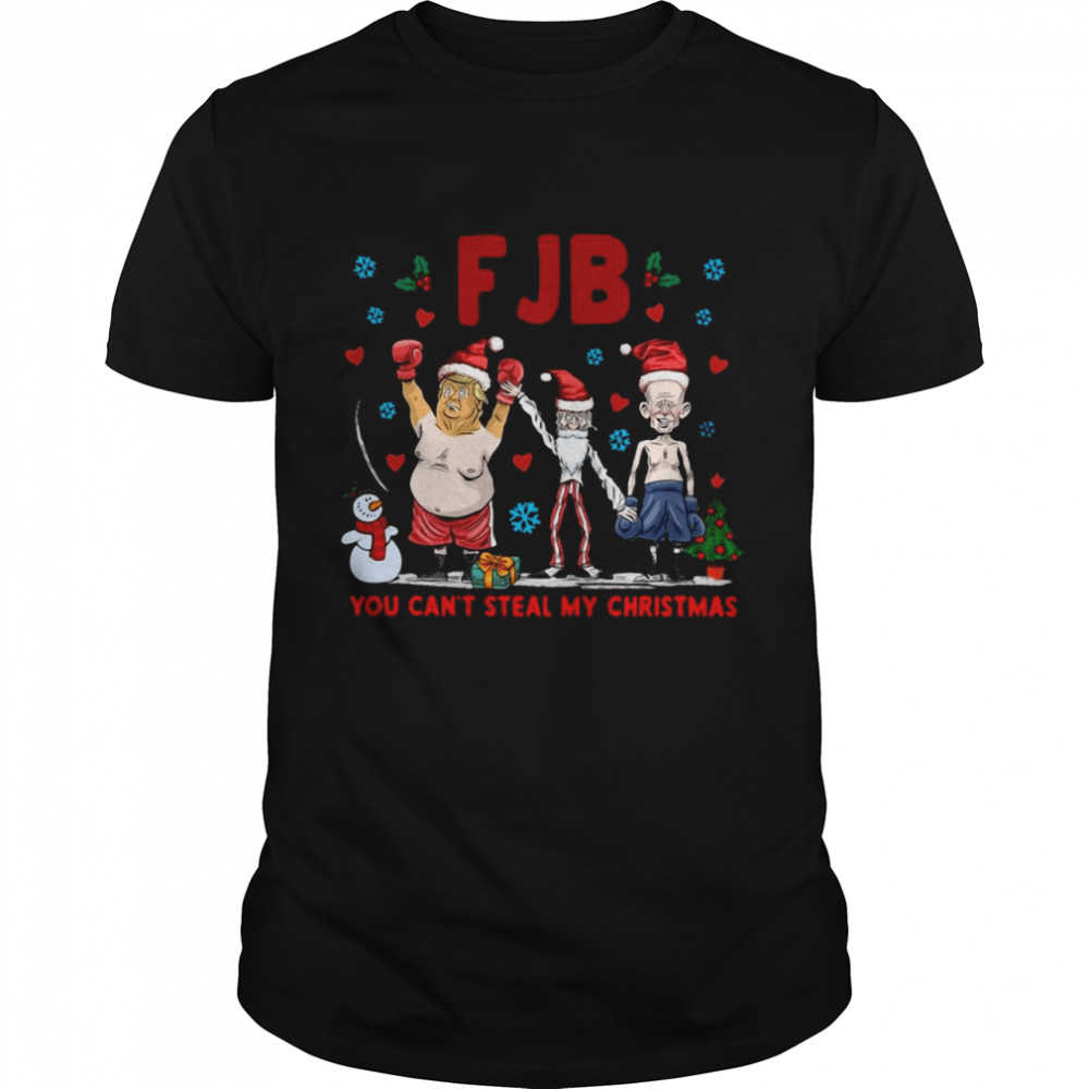 Trump Santa Biden Boxing FJB You Can’t Steal My Christmas Sweat T-shirt Classic Men's T-shirt