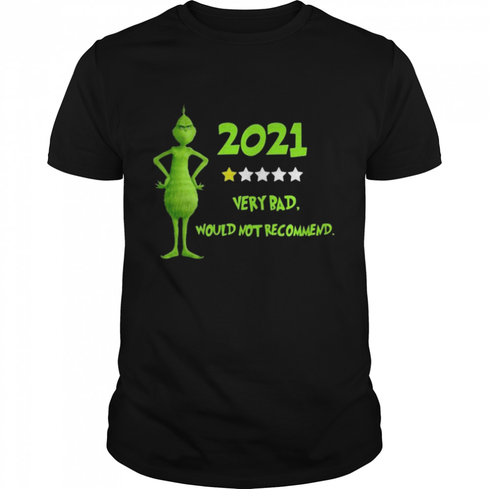 The Grinch 2021 one star very bad would not recommend shirt Classic Men's T-shirt