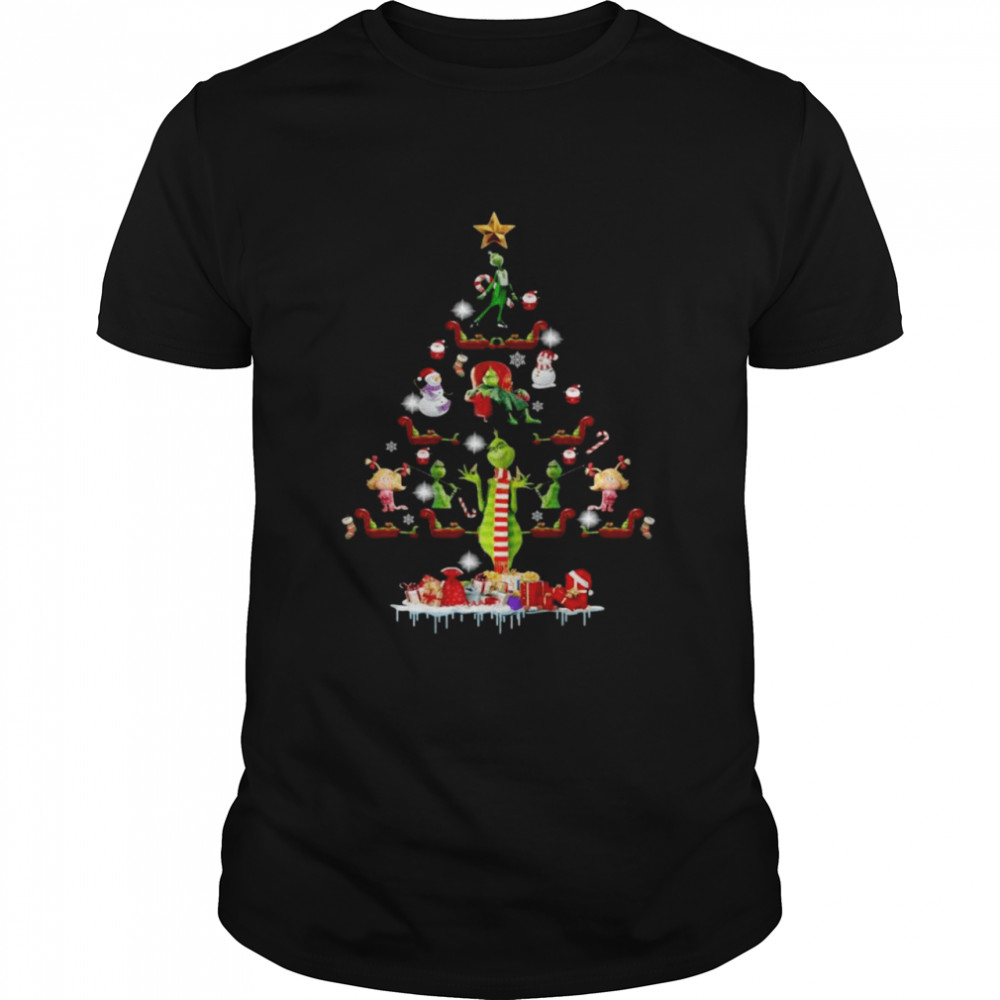 The Grinch Christmas tree Merry Christmas shirt Classic Men's T-shirt