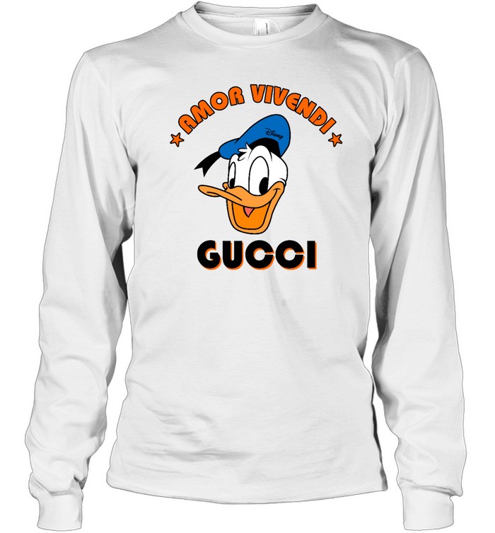 Gucci Donald Duck embroidered t-shirt