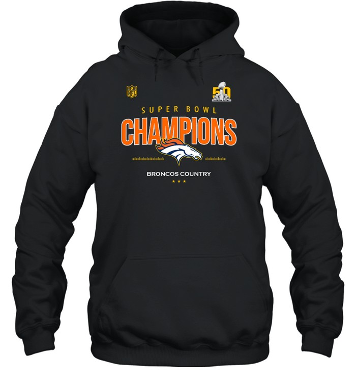 Denver Broncos Super Bowl 50 Champions Broncos Country shirt