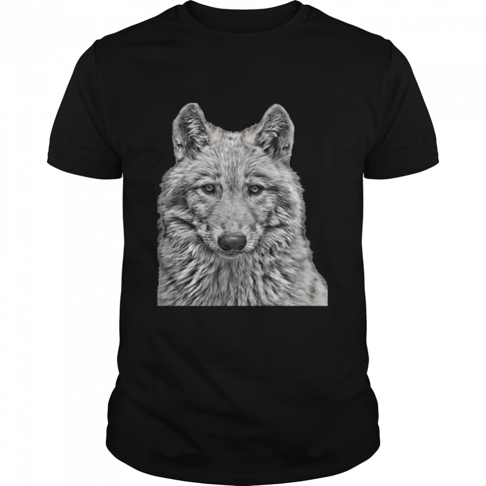 Gray Wolf Novel Boys and Girls Wolf  Classic Men's T-shirt