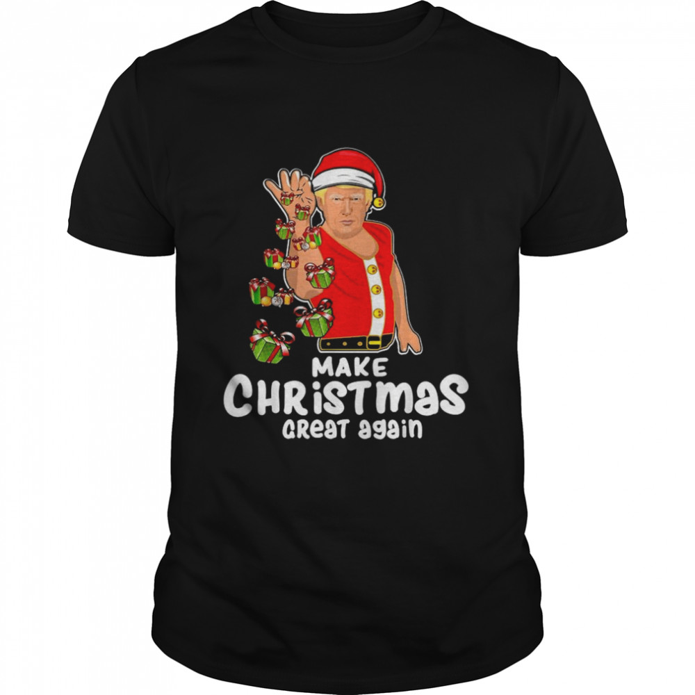 Make Christmas Great Again Trump Xmas Trump shirt
