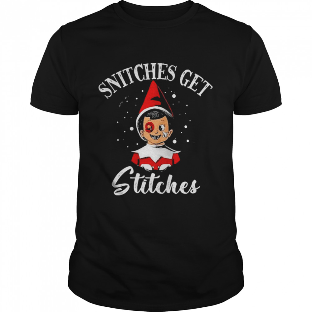 snitches Get Stitches Xmas Christmas  Classic Men's T-shirt