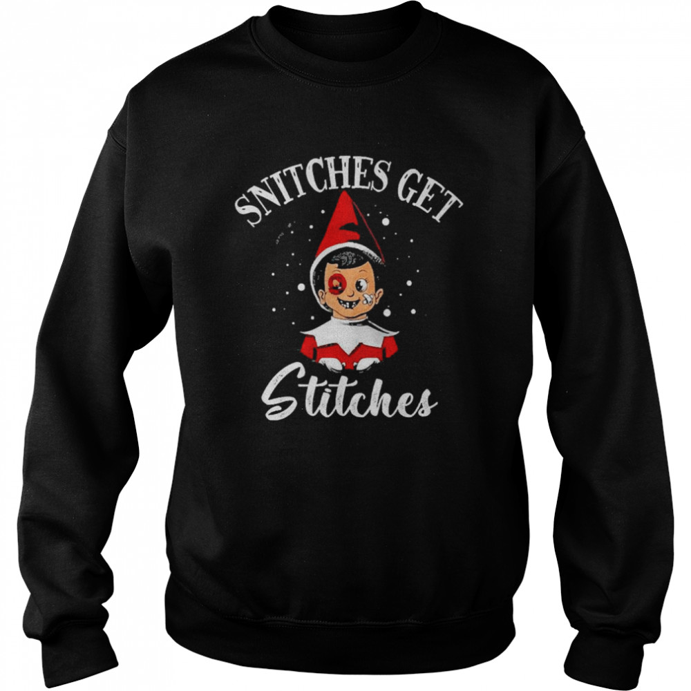 snitches Get Stitches Xmas Christmas  Unisex Sweatshirt