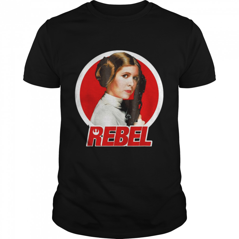 Star Wars Princess Leia Original REBEL Badge Graphic T- Classic Men's T-shirt