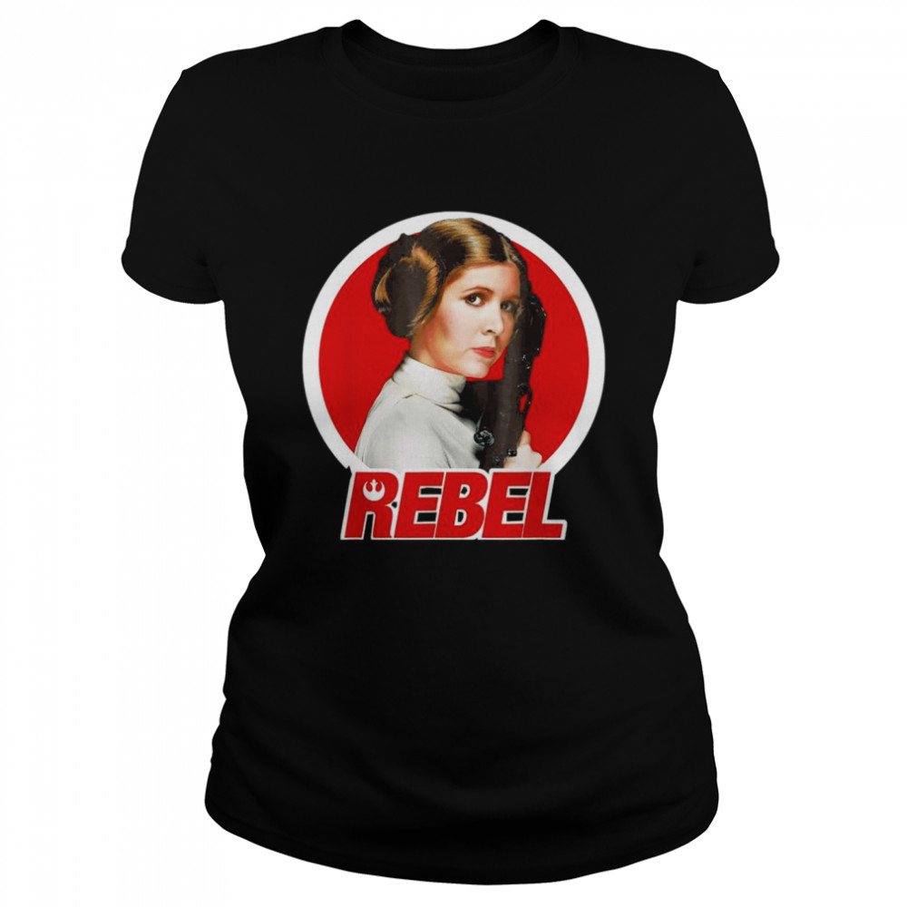 Star Wars Princess Leia Original REBEL Badge Graphic T- Classic Women's T-shirt