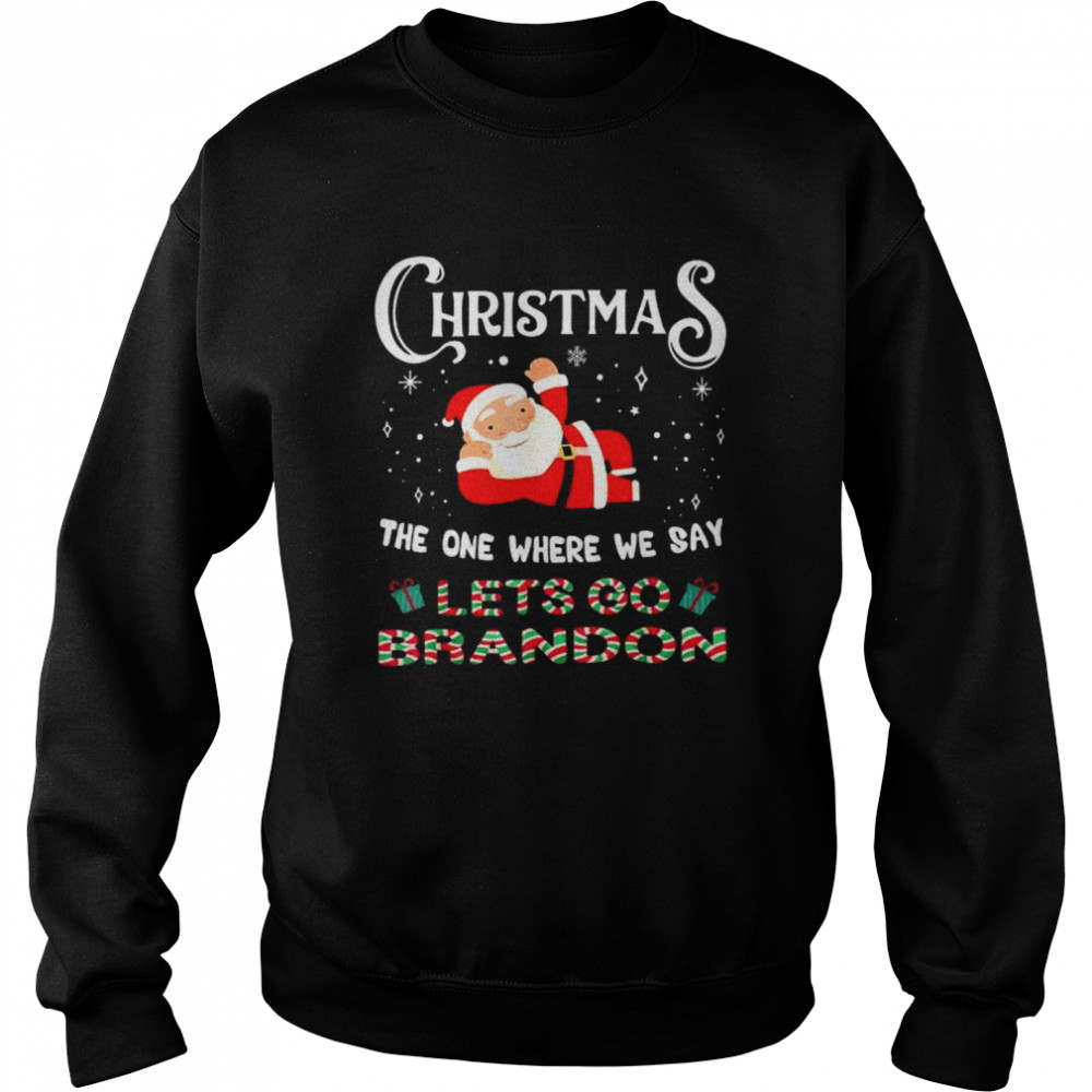 Christmas Let’s Go Branson Brandon Anti Liberal Tee  Unisex Sweatshirt