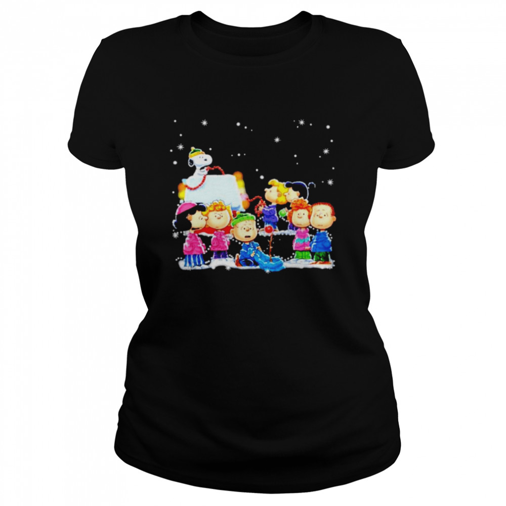 Peanuts Characters Christmas shirt Classic Women's T-shirt