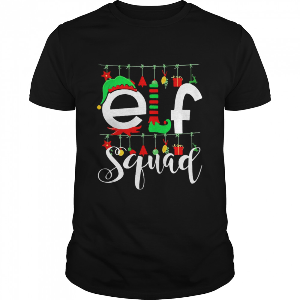 Elf Squad Family Christmas Sweater  Classic Men's T-shirt