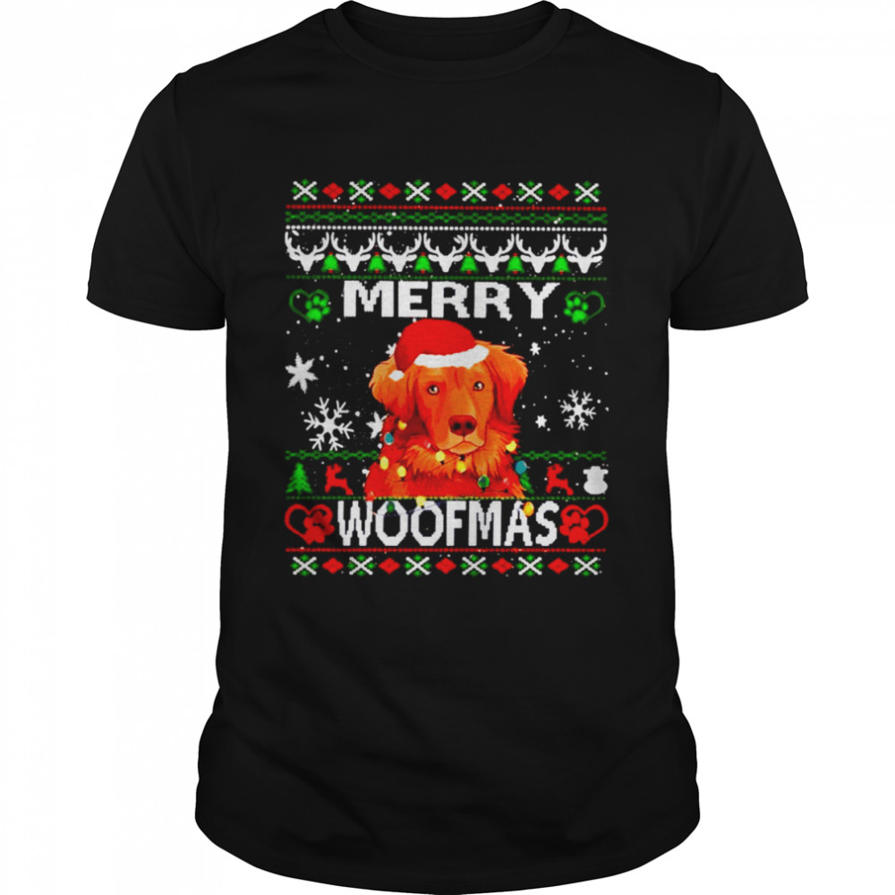 Merry Woofmas Toller Christmas shirt Classic Men's T-shirt