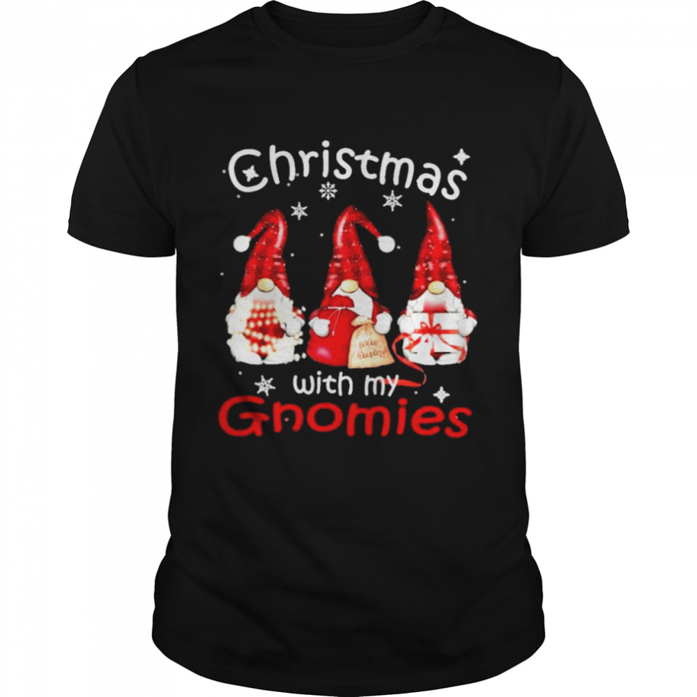 Merry Christmas With My Gnomies Gift Sweater shirt Classic Men's T-shirt
