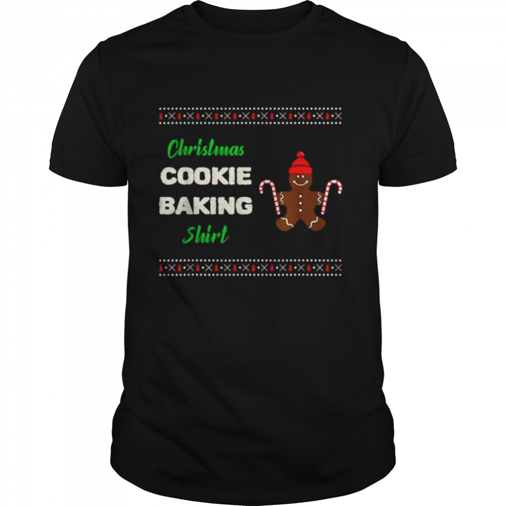 Christmas Cookie Baking  Holiday Pajama Ugly  shirt Classic Men's T-shirt