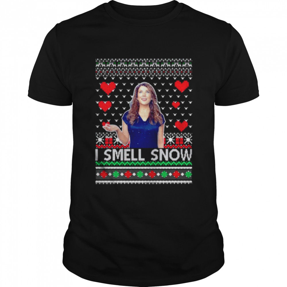 Lorelai Gilmore I smell snow Christmas shirt Classic Men's T-shirt