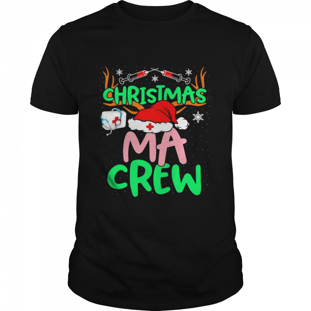 Vaccinated Christmas MA Crew Sweater  Classic Men's T-shirt