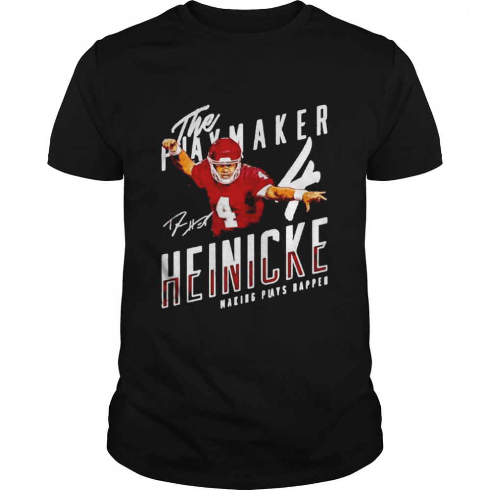Washington Football Taylor Heinicke The Playmaker  Classic Men's T-shirt