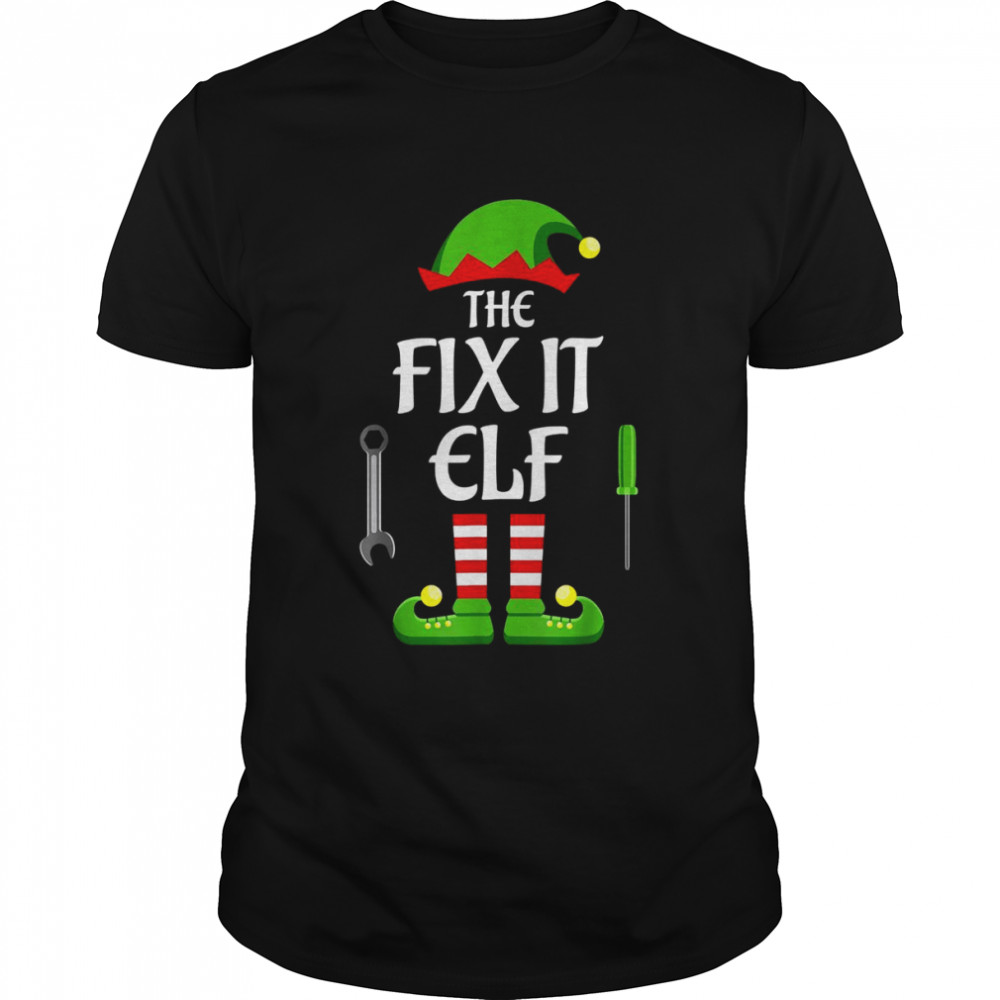 Fix It Elf Family Matching Group Christmas  Classic Men's T-shirt