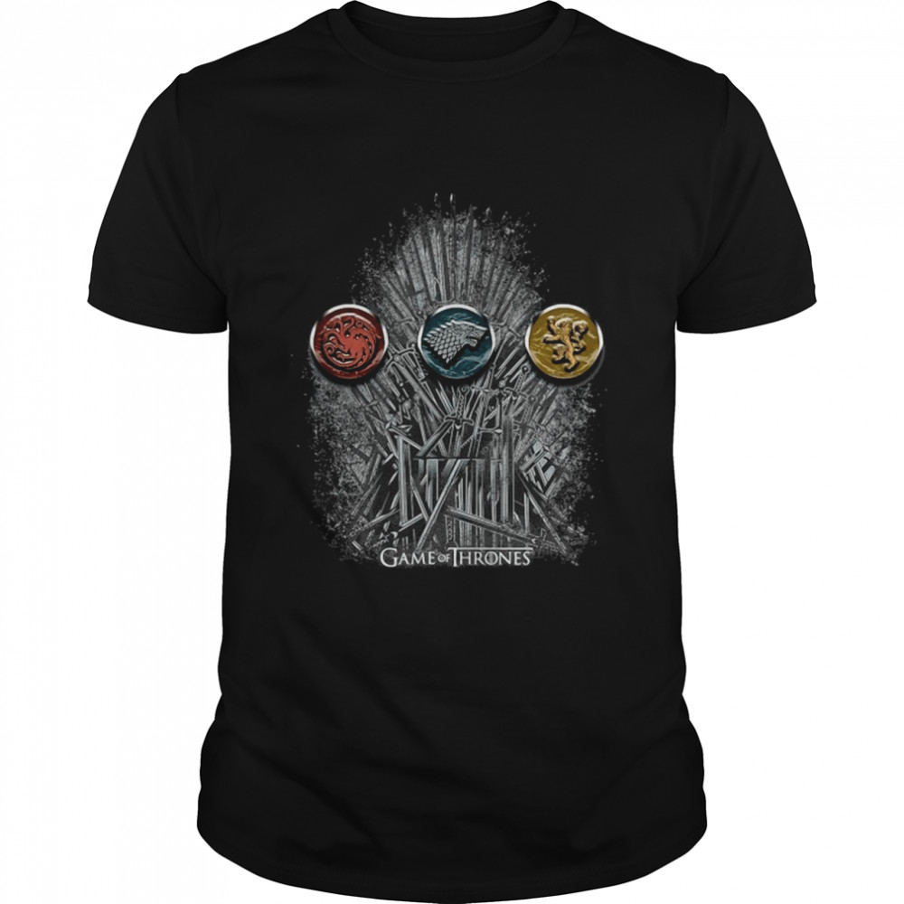 Game Of Thrones For The Throne Sigils  Classic Men's T-shirt