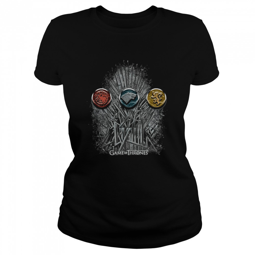 Game Of Thrones For The Throne Sigils  Classic Women's T-shirt