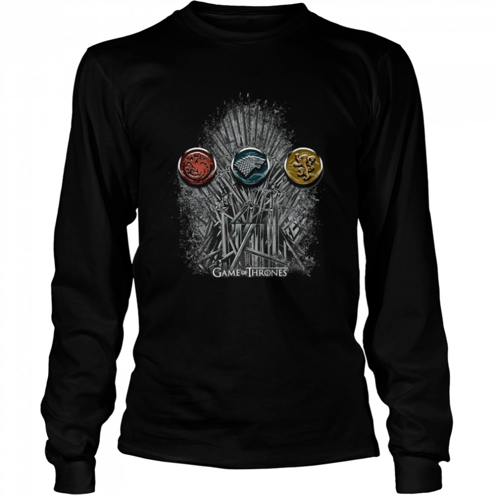 Game Of Thrones For The Throne Sigils  Long Sleeved T-shirt