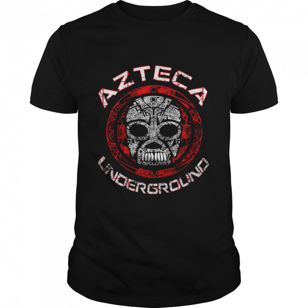 MLW Azteca Underground skull WWE shirt