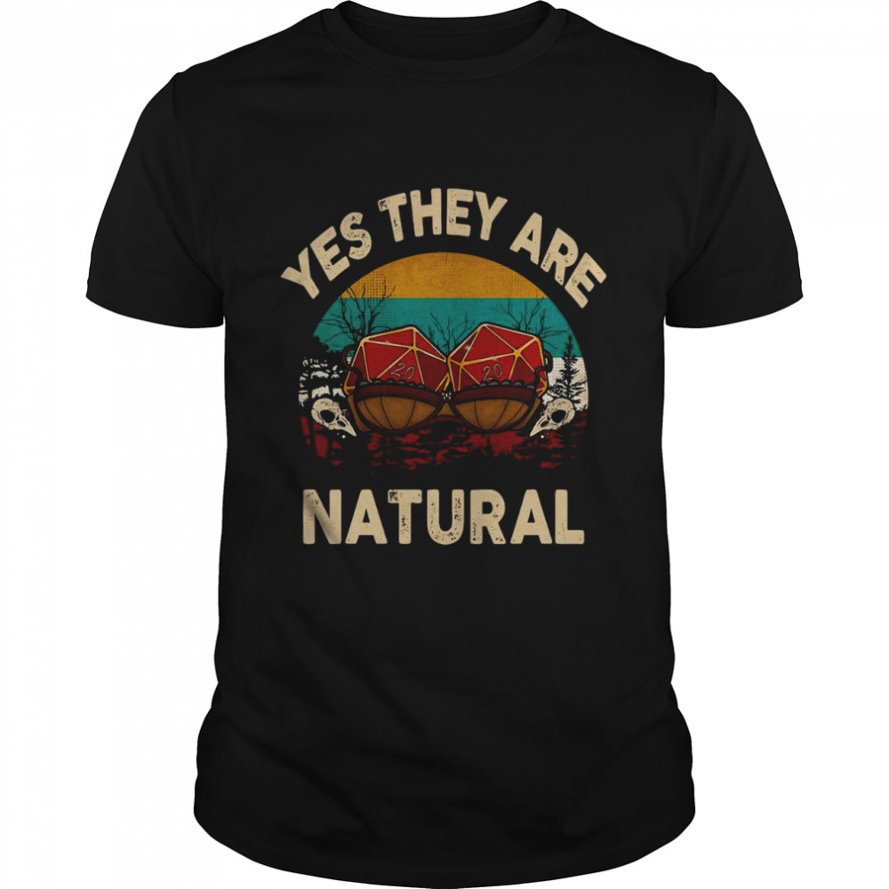 Yes They Are Natural Vintage  Classic Men's T-shirt