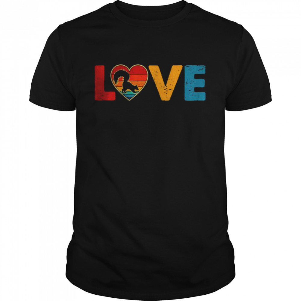 Love Skunk Lover Animals Valentines Outfit T- Classic Men's T-shirt