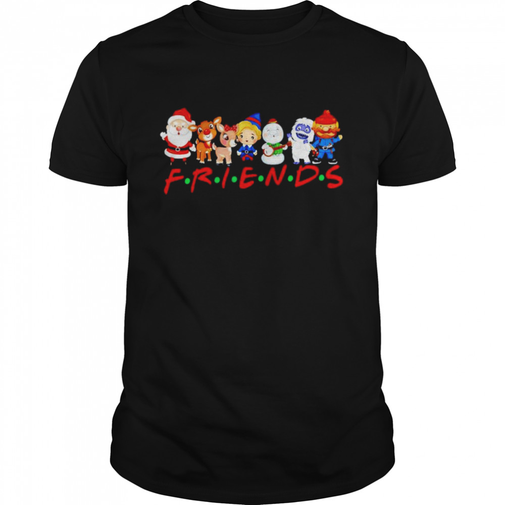 Christmas Friends Santa Rudolph Snowman Family Xmas shirt Classic Men's T-shirt