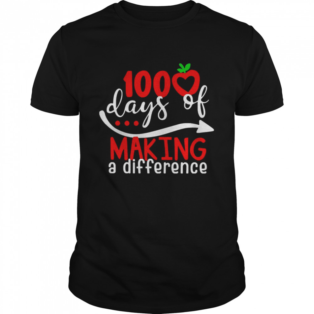 100 Days Of Making A Difference  Classic Men's T-shirt