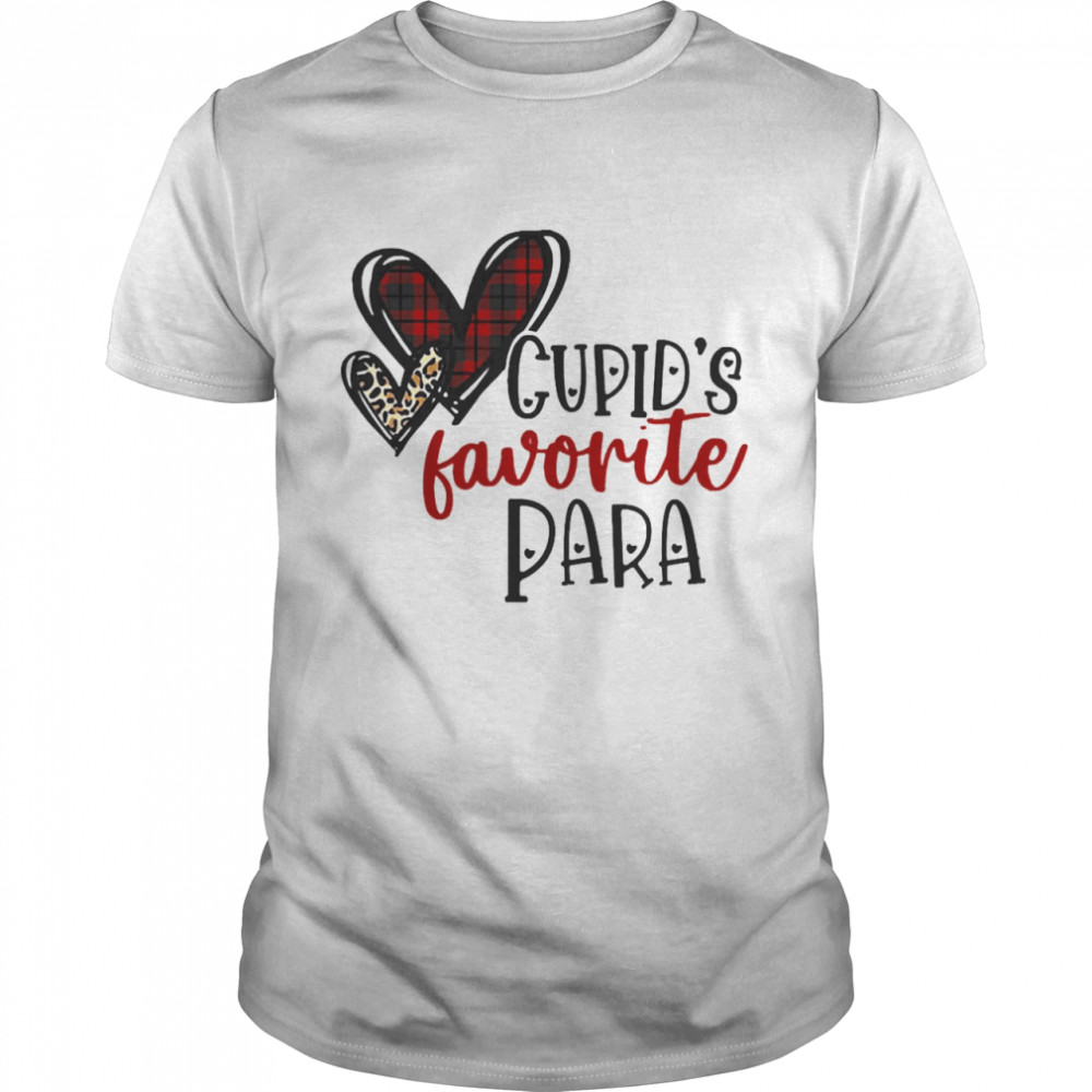 Cupid’s Favorite Paraprofessional Valentine’s Day  Classic Men's T-shirt