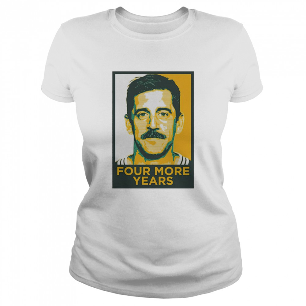 Aaron Rodgers Four More Years T-Shirt - Ink In Action