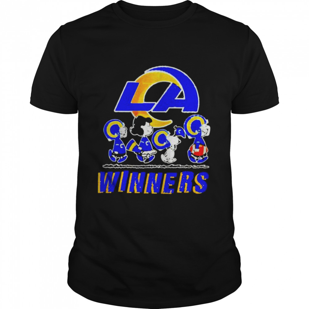 Peanuts characters Los Angeles Rams winners champions shirt Classic Men's T-shirt
