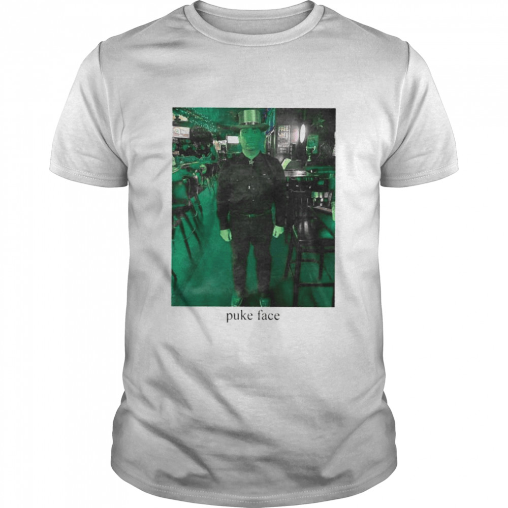 Cowboy White Sox Dave puke face St Patrick’s day shirt Classic Men's T-shirt