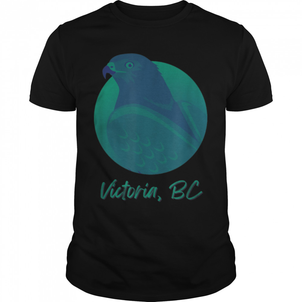 Victoria BC Osprey Sea Green Raptor Ocean Bird T-Shirt B09W5RWFS8