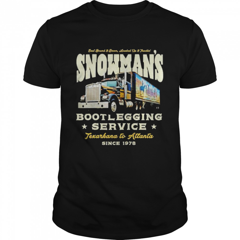 Trucker snowman’s bootlegging service shirt Classic Men's T-shirt