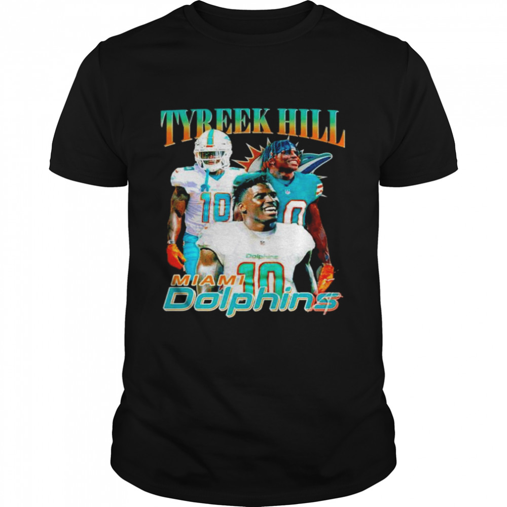 Tyreek Hill Miami Dolphins Youth Legend Orange Color Rush T-Shirt