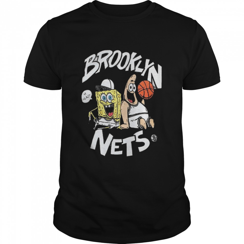 Brooklyn Nets Homage Nba X Spongebob Collab T- Classic Men's T-shirt