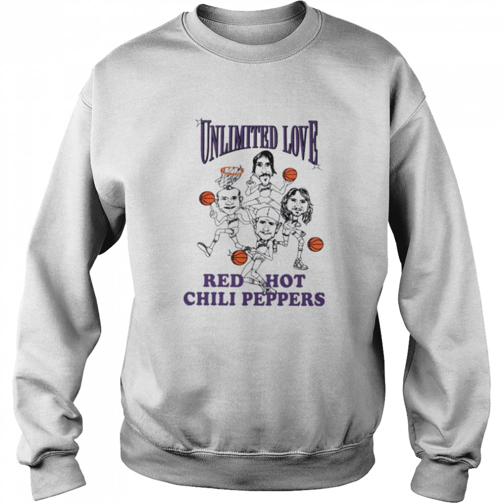 Los Angeles Lakers unlimited love red hot chili peppers shirt, hoodie,  sweater and v-neck t-shirt