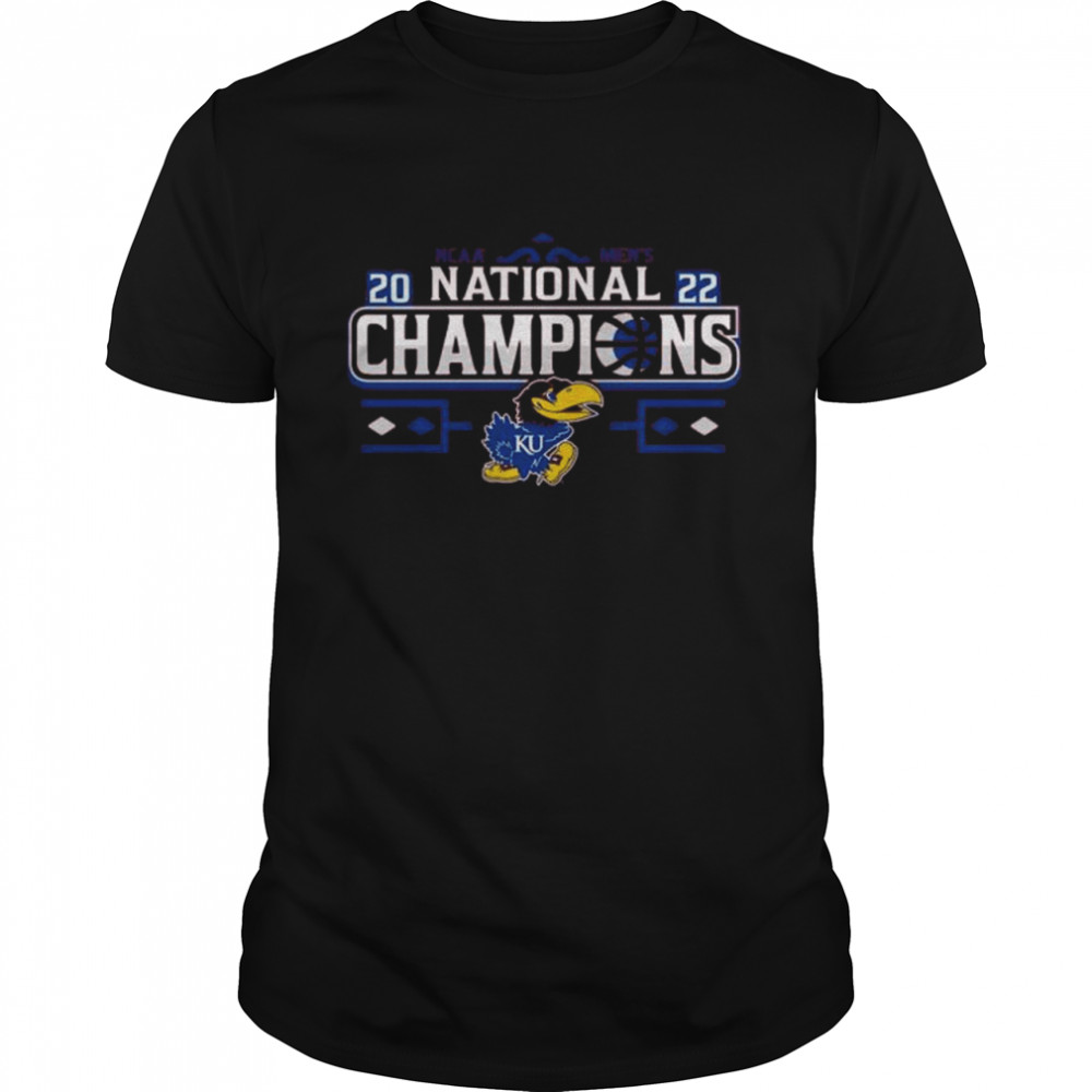 Kansas Jayhawks Blue 84 2022 NCAA Men's Basketball National Champions  Bracket T-Shirt, hoodie, sweater, long sleeve and tank top