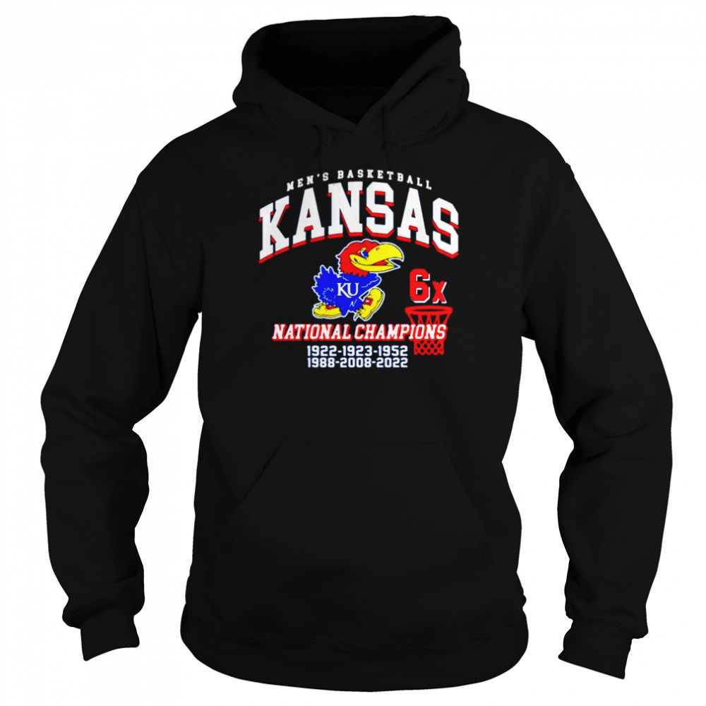 Kansas Basketball National Championship 6X Champions Shirt, hoodie