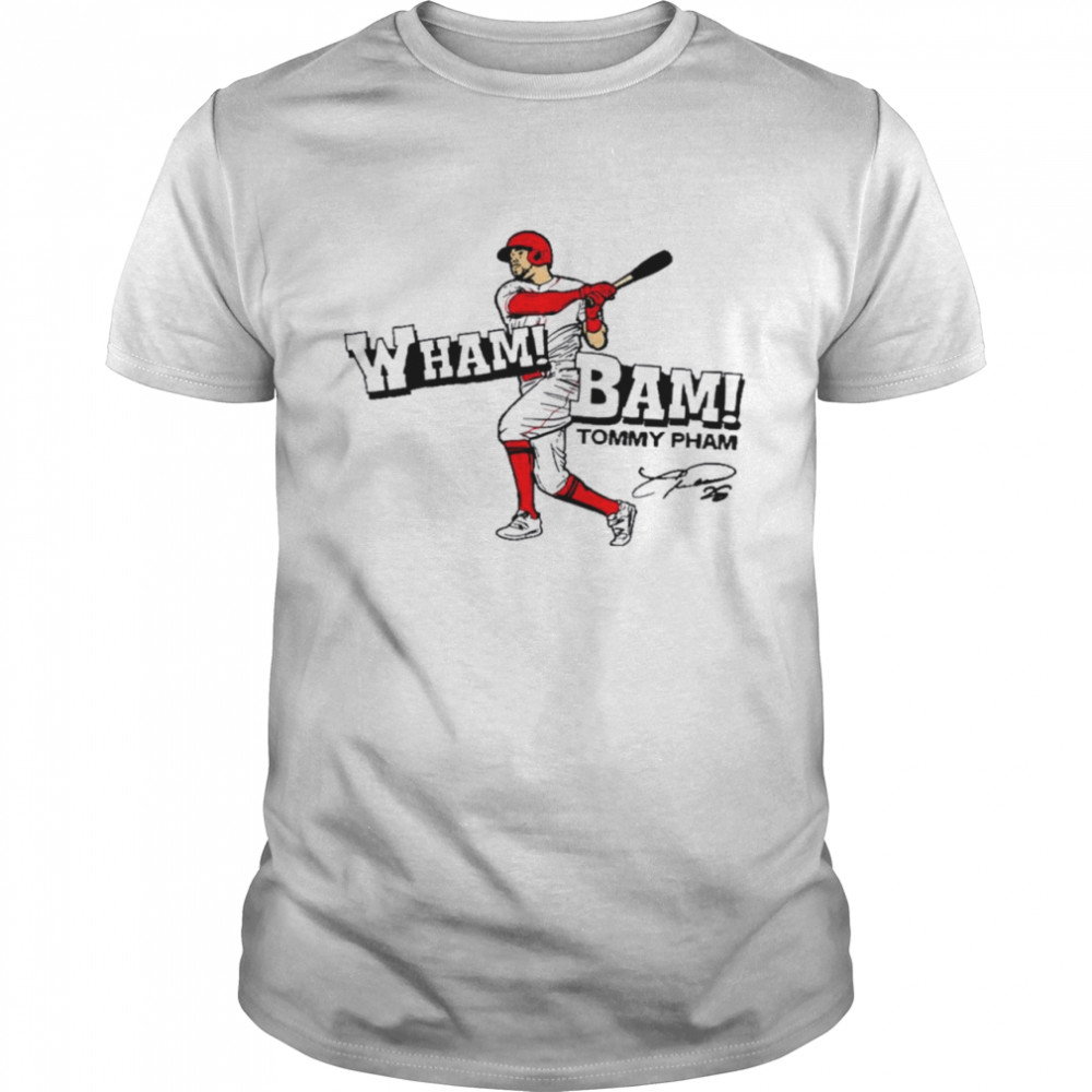 Tommy Pham wham bam signature shirt, hoodie, sweater and v-neck t