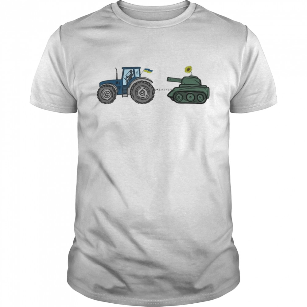 A Ukrainian Farmer Finds A Russian Tank Saint Javelin T-Shirt
