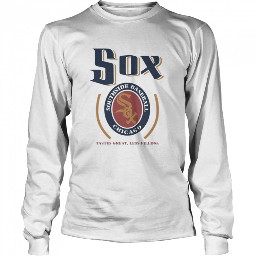 Brian Knights Sox Southside Baseball Chicago Taste Great Raygunsite T- Long Sleeved T-shirt