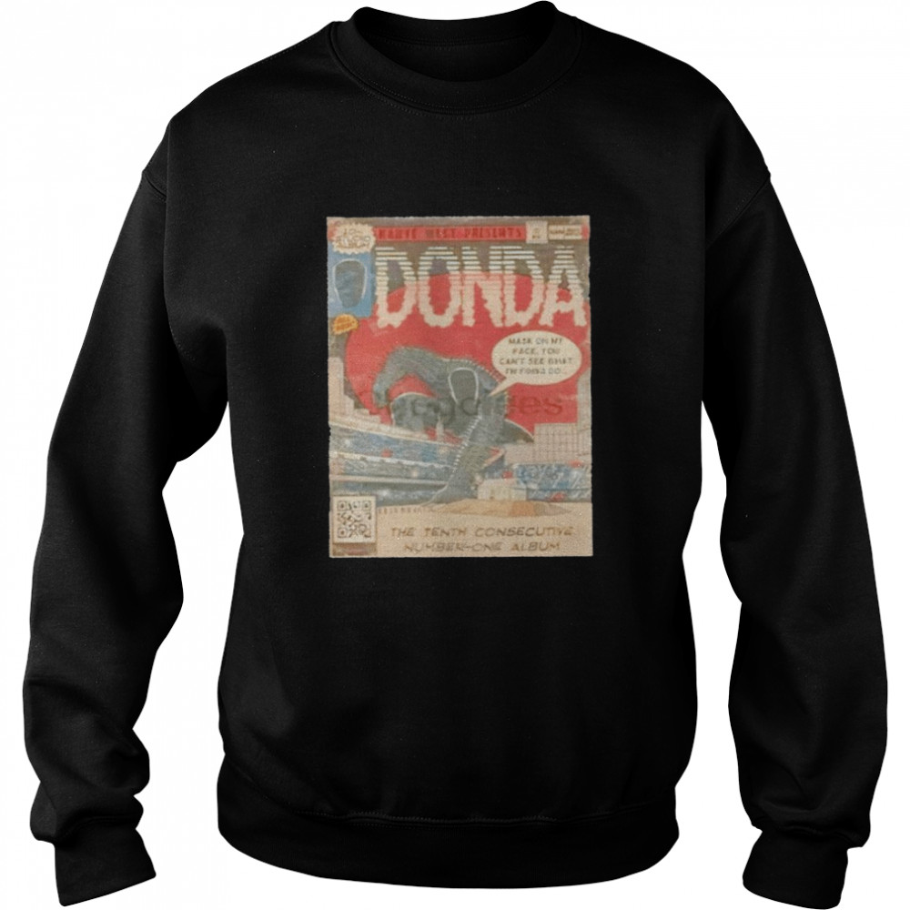 Kanye West Donda comic book art shirt Unisex Sweatshirt