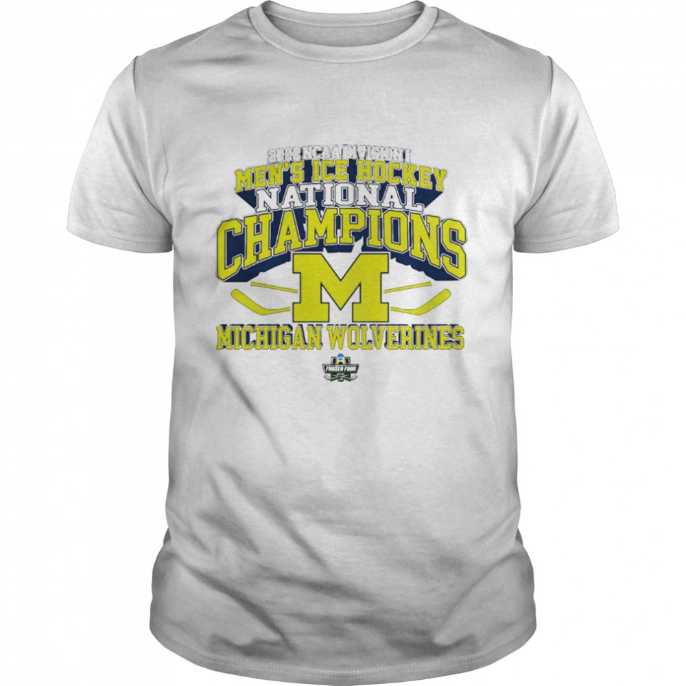 Michigan Wolverines NCAA Division I Men’s Ice Hockey National Champions 2022  Classic Men's T-shirt