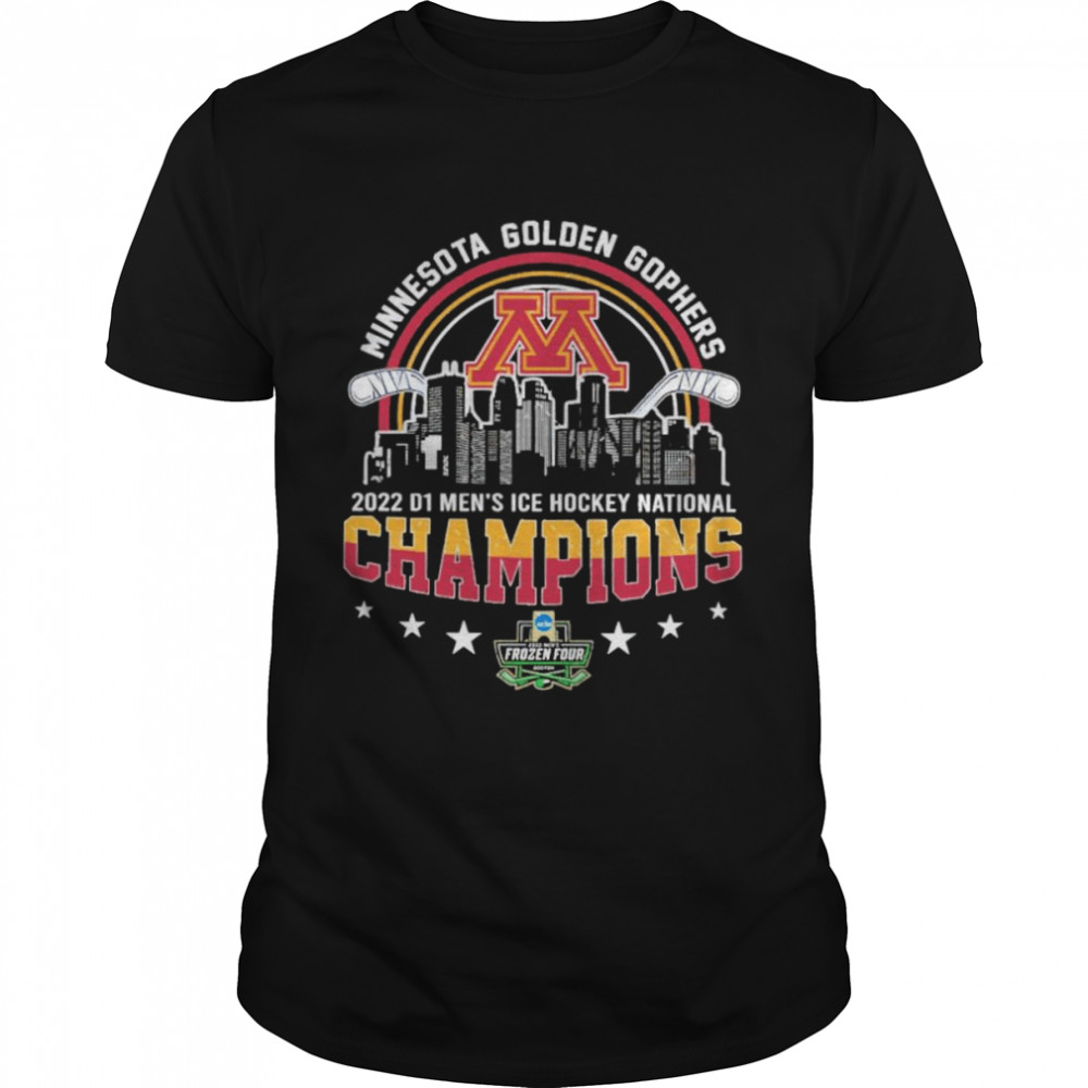 Minnesota Golden Gophers 2022 D1 men’s ice hockey national champions shirt