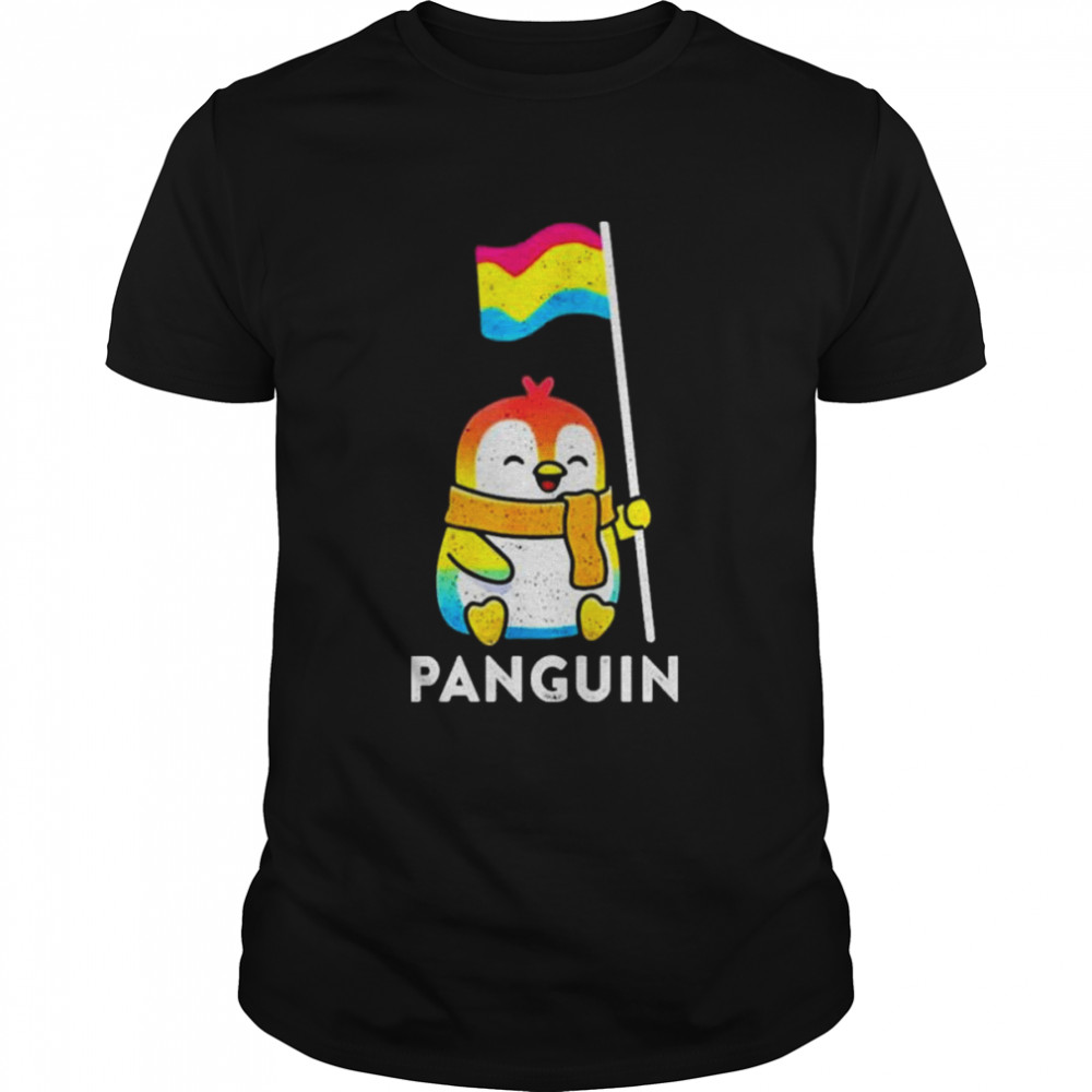 Pansexual flag pan pride penguin gift pansexual shirt