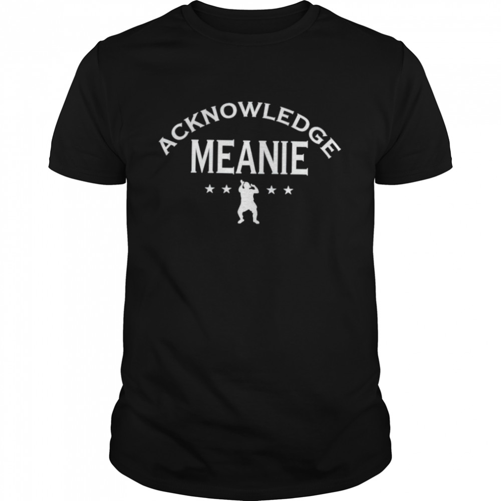 Acknowledge meanie shirt