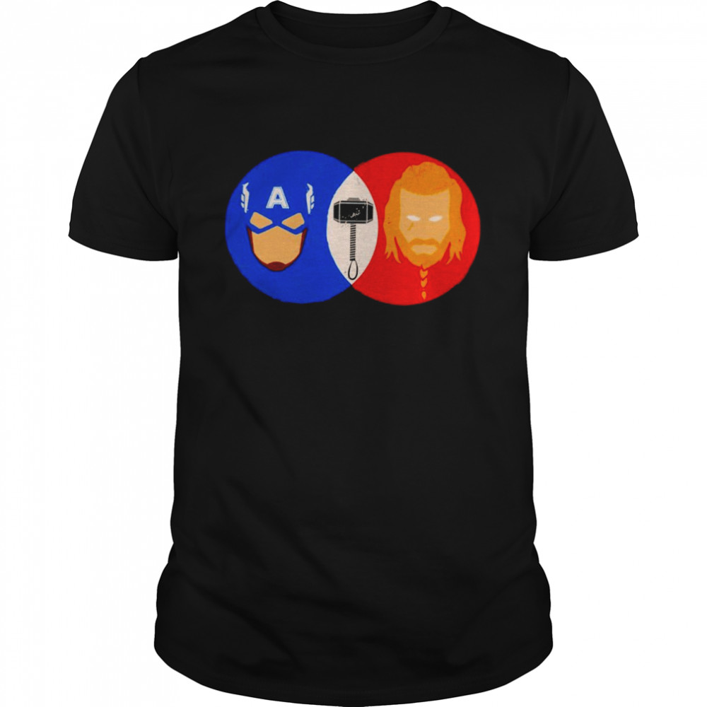 Captain America and Thor worthy heroes shirt